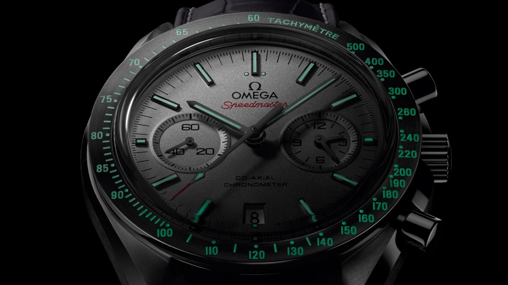 Omega Moonwatch Grey Ceramic Case Grey Leather Watches UK