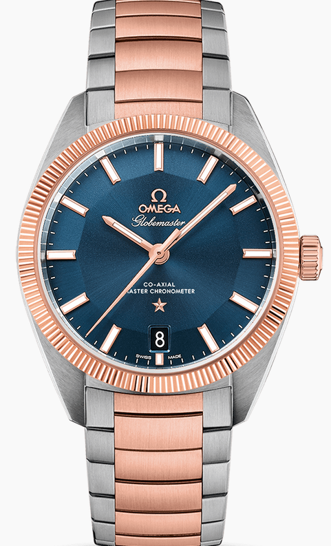 Omega Constellation Globemaster 130.20.39.21.03.001 Fake Watches With Sedna Gold Bezels